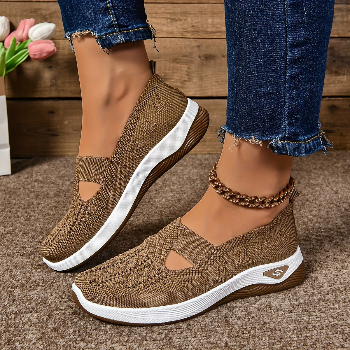 Eunice | Sapatos ortopédicos antiderrapantes + Palmilhas grátis