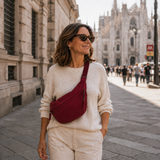Maria Rosa | Bolsa de Ombro Bordô