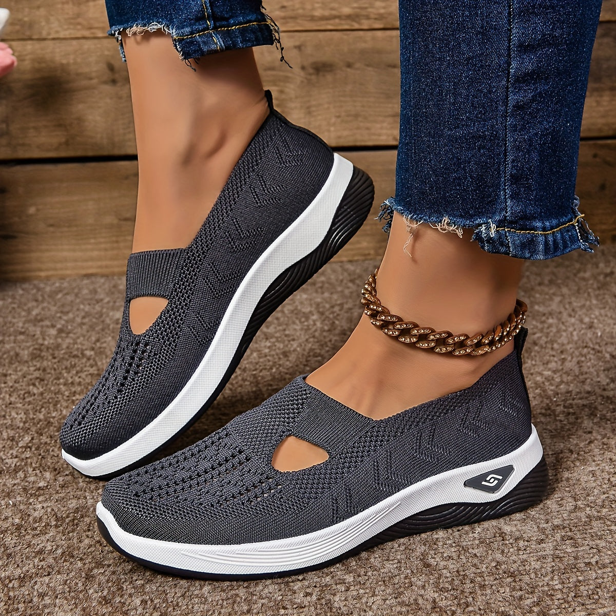 Eunice | Sapatos ortopédicos antiderrapantes + Palmilhas grátis