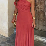 Maria Lisboa | Vestido Comprido de Verão Plissado
