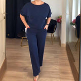 Maria Helena | Elegante Conjunto de 3 peças Composto por Cardigan Longo, Top e Calças